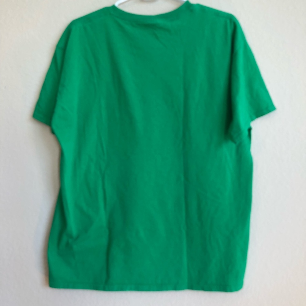 Fruit Of The Loom Smile Mushroom Green T-Shirt - Picture 4 of 4